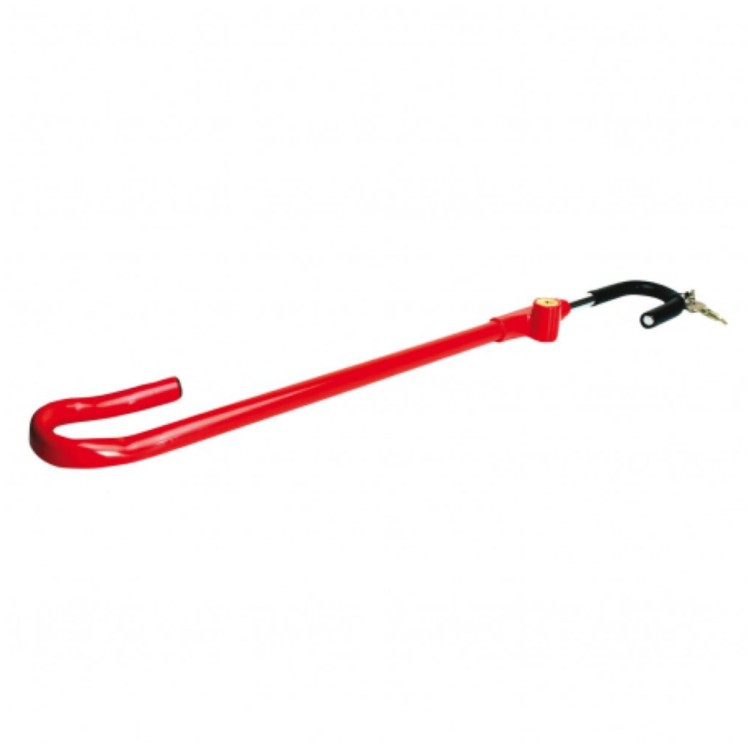 1 - Barre antivol antivol de la pédale de frein au volant pour camping-cars, voitures, camionnettes et fourgonnettes